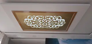 Mağazamızda desenli aydınlatmalı tavan örneği, Mersin