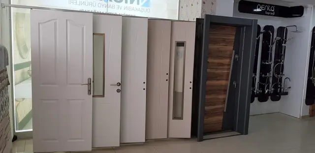 Mağazamızda iç kapı ve çelik kapı sergisi, Mersin