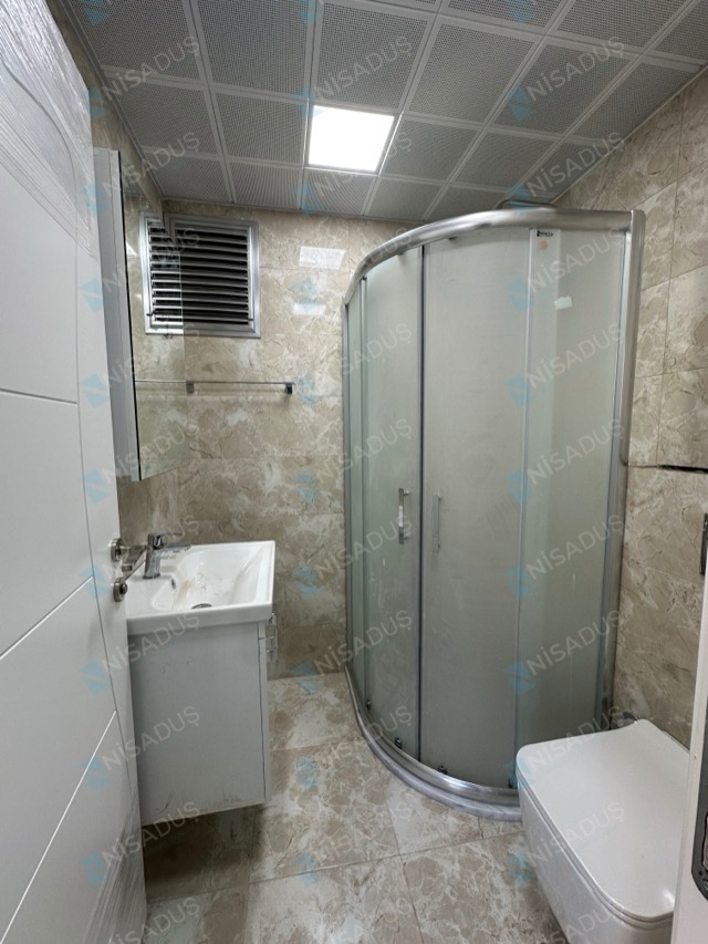 Yarım daire köşe sürgülü duşakabin, şeffaf cam, Mersin